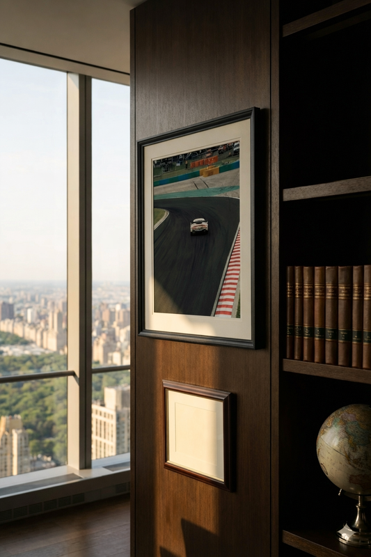 High-quality Aston Martin GT3 racing poster for office decor